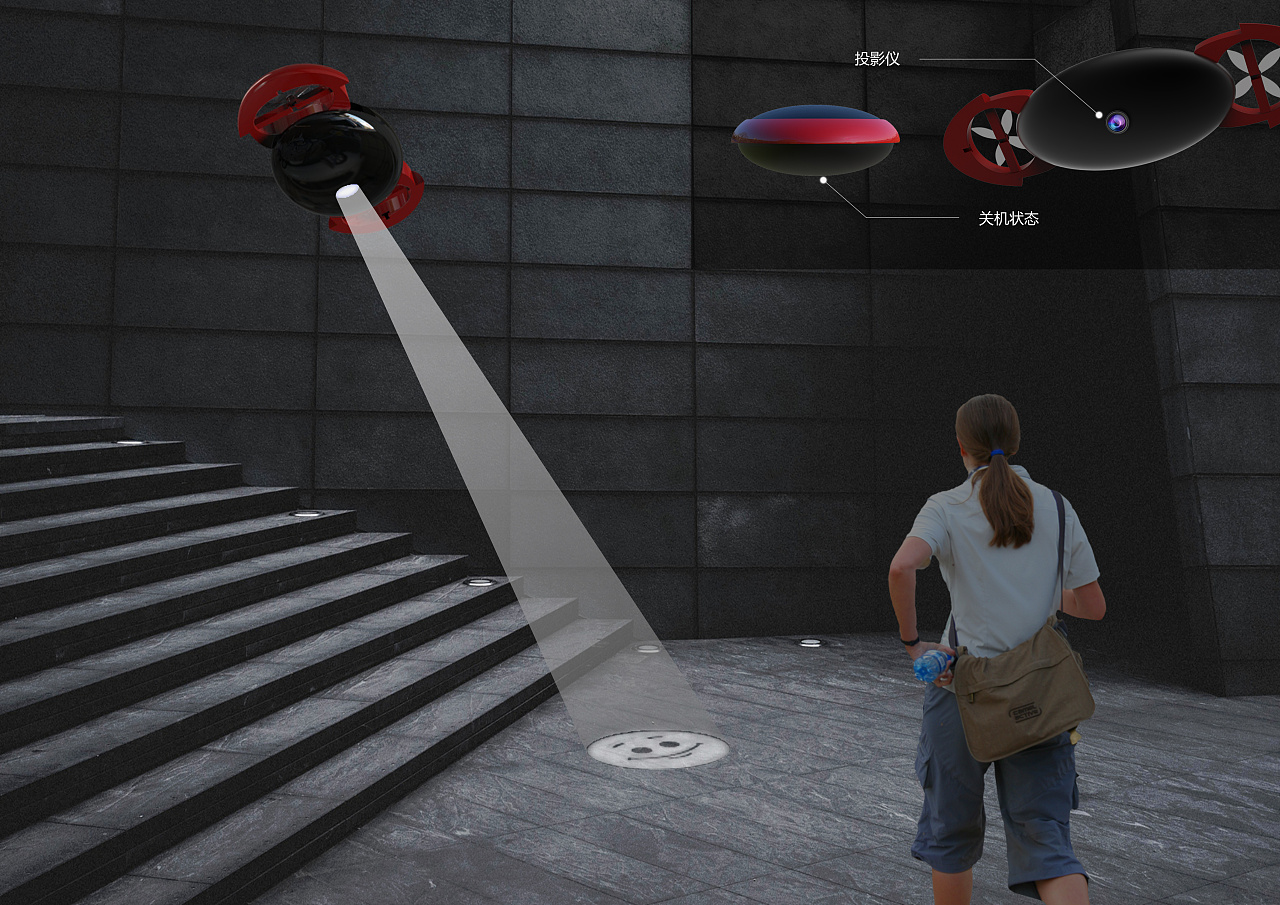 一款投影式无人机的设计