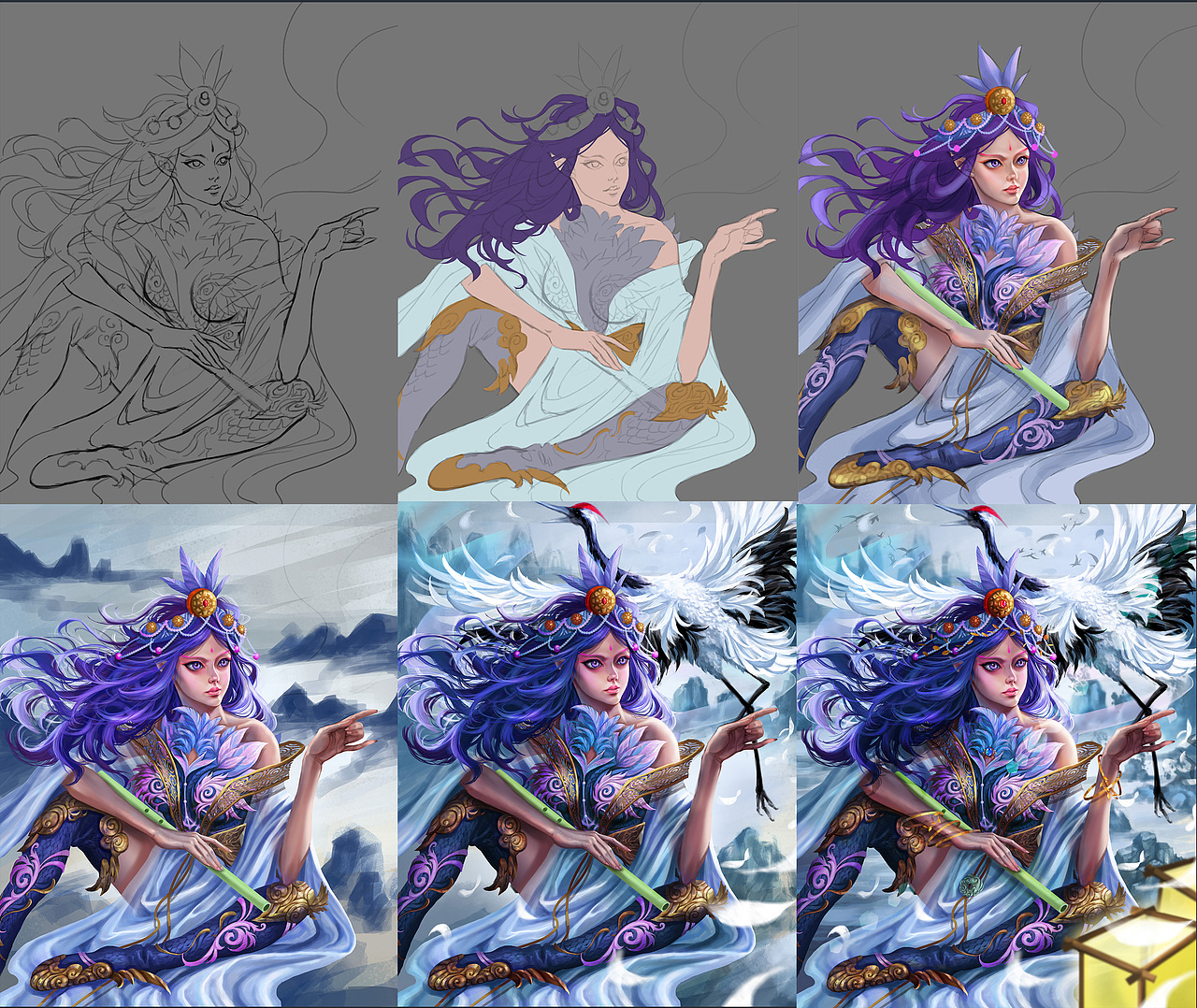 原创神女（图ZOTM0NDk0NTY=） - 商业插画 - 站酷设计师焦糖纽扣木偶人原创素材 - 站酷ZCOOL