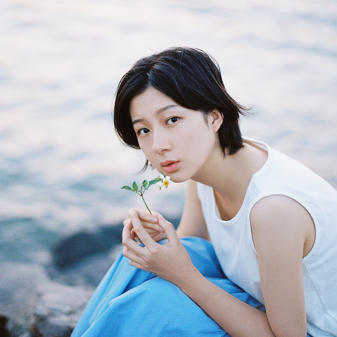 海边,微微生风的光芒「深圳写真约拍」