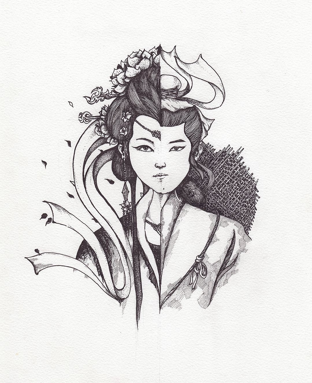 牛郎织女|插画|艺术插画|李银鞍 - 原创作品 - 站酷 (zcool)