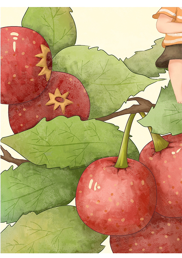 童年的山楂树_画插画的胖喵-站酷zcool