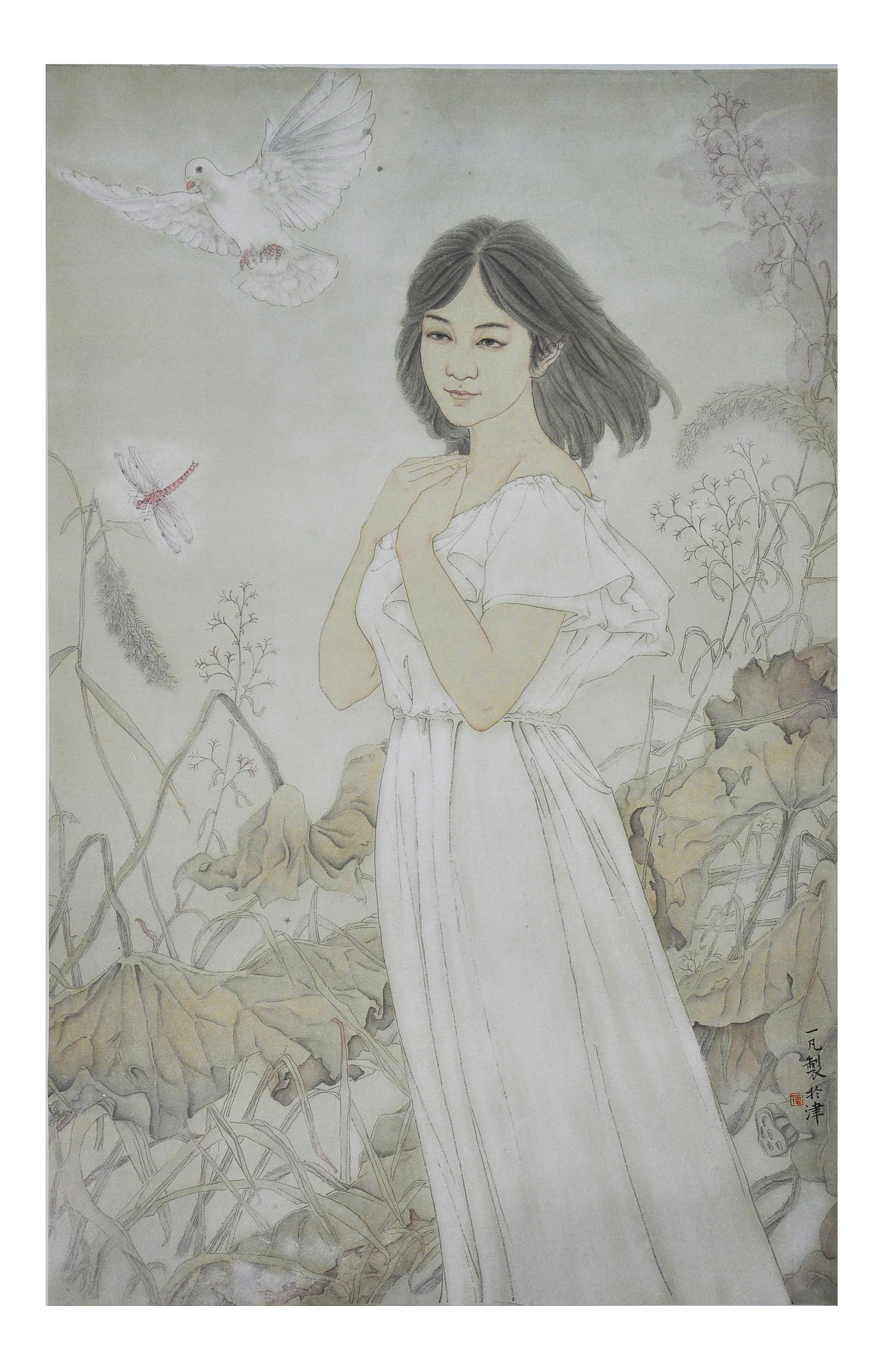 和平梦想（图ZMjI2NDkzMzY=） - 绘画 - 站酷设计师罗山山人_沙弥原创素材 - 站酷ZCOOL