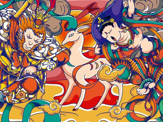 【王者荣耀X敦煌文化】主题插画