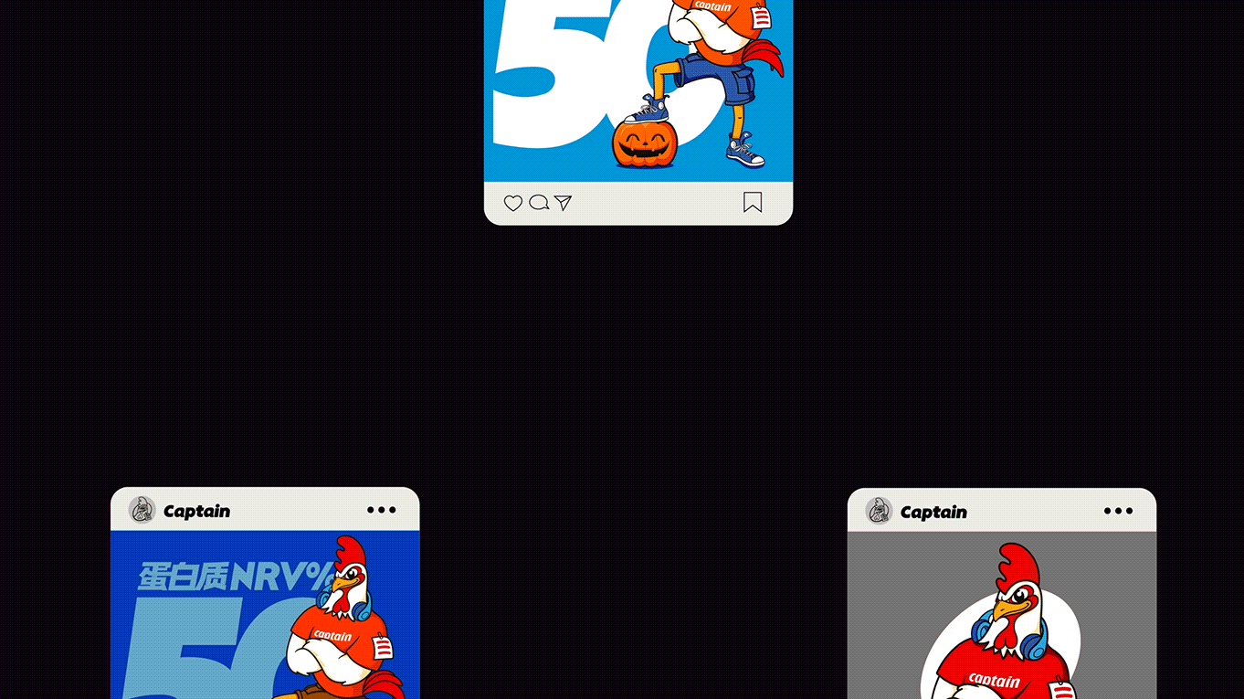 鸡肉品牌“肌肉队长”从0到1的品牌IP化+产品包装设计（图ZMzQyMzU5NjY4） - 包装 - 站酷设计师With_town为之堂原创素材 - 站酷ZCOOL