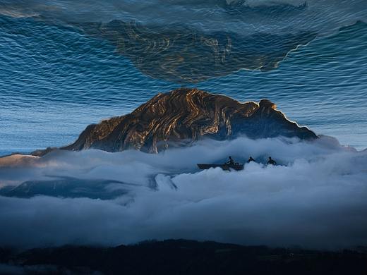 云中渡舟（个人主页-ZNjA5NDU4MTY=） - 其他平面 - 站酷设计师阿灼Zzz原创素材 - 站酷ZCOOL