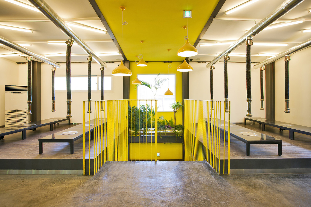 成都餐厅装修设计|成都主题餐厅装修【城市里的森林】|空间|室内设计