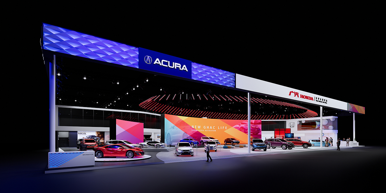 HONDA本田_2020广州车展（图ZMjM2OTI4Mzcy） - 其他三维 - 站酷设计师Andy_Kuang原创素材 - 站酷ZCOOL