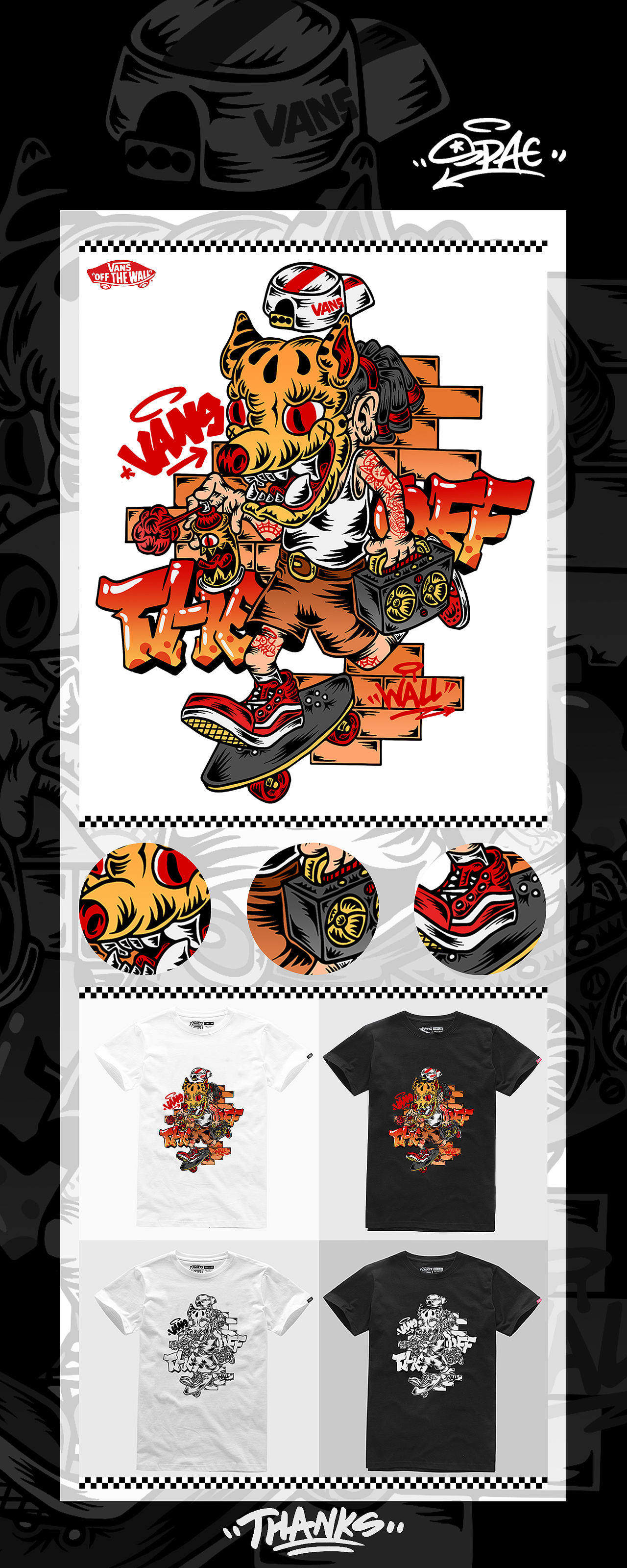 #Vans艺术家#插画作品