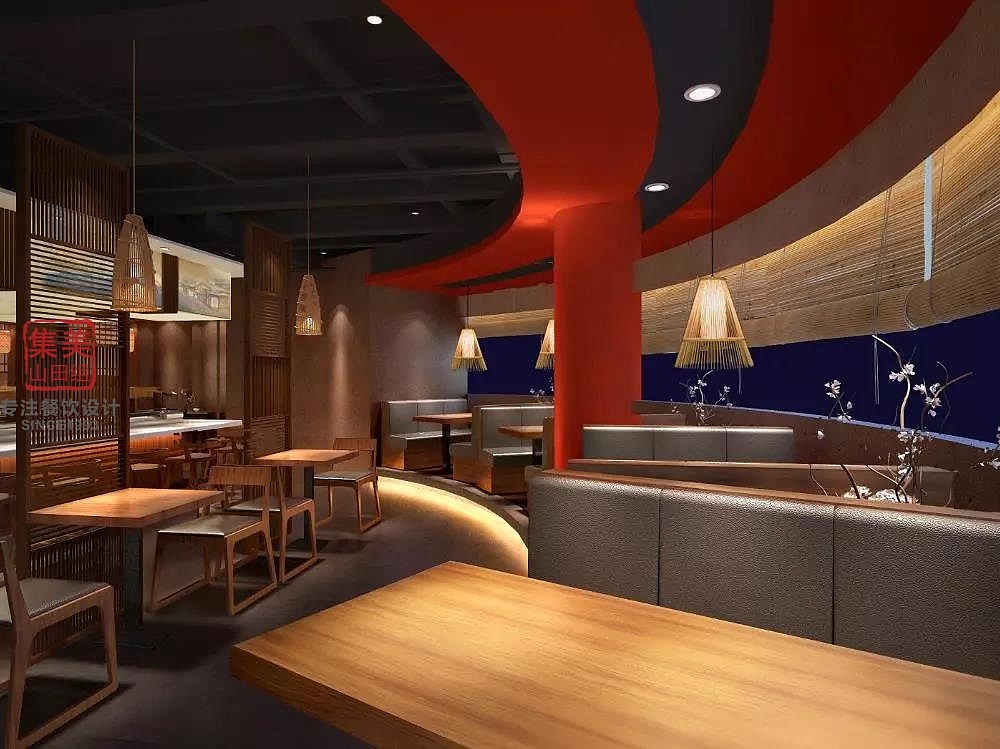 餐饮设计案例:连锁品牌(万岁寿司)