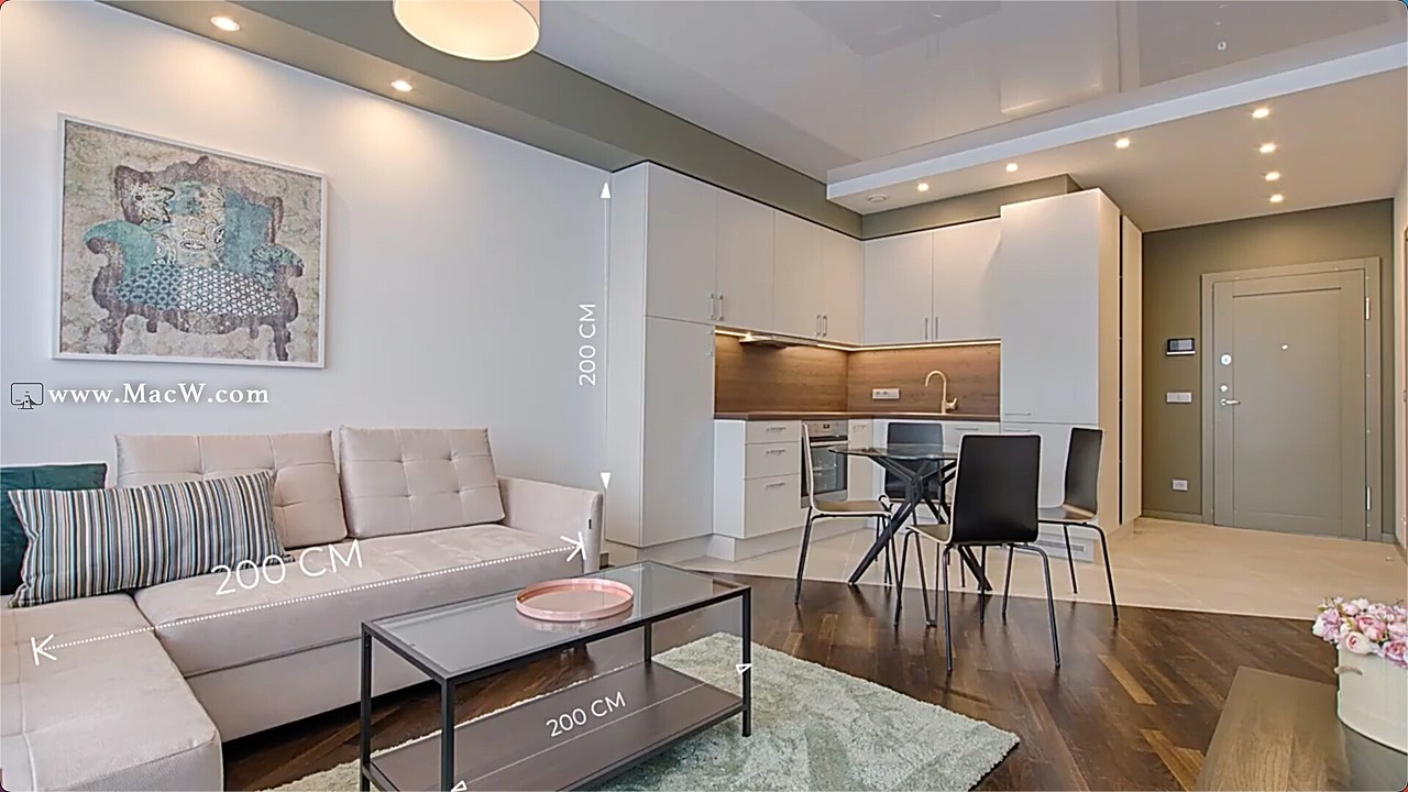 FCPX插件:线条测量尺寸标注动画Measurement Lines