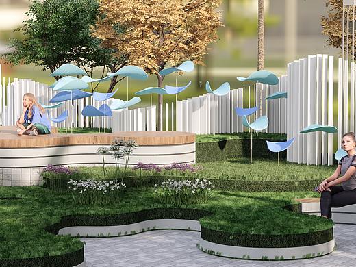 水意盎然景观空间小品