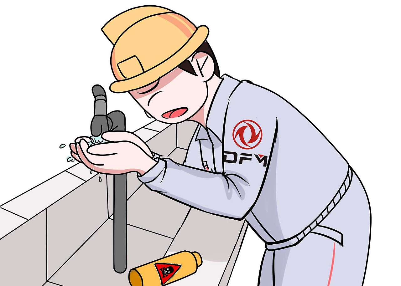 东风急救手册插画配图