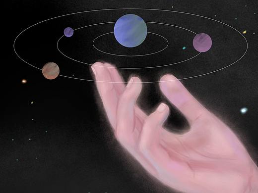 哪一颗是属于你的星球（个人主页-ZNDg3NTI0MzI=） - 创作习作 - 站酷设计师星一梦原创素材 - 站酷ZCOOL