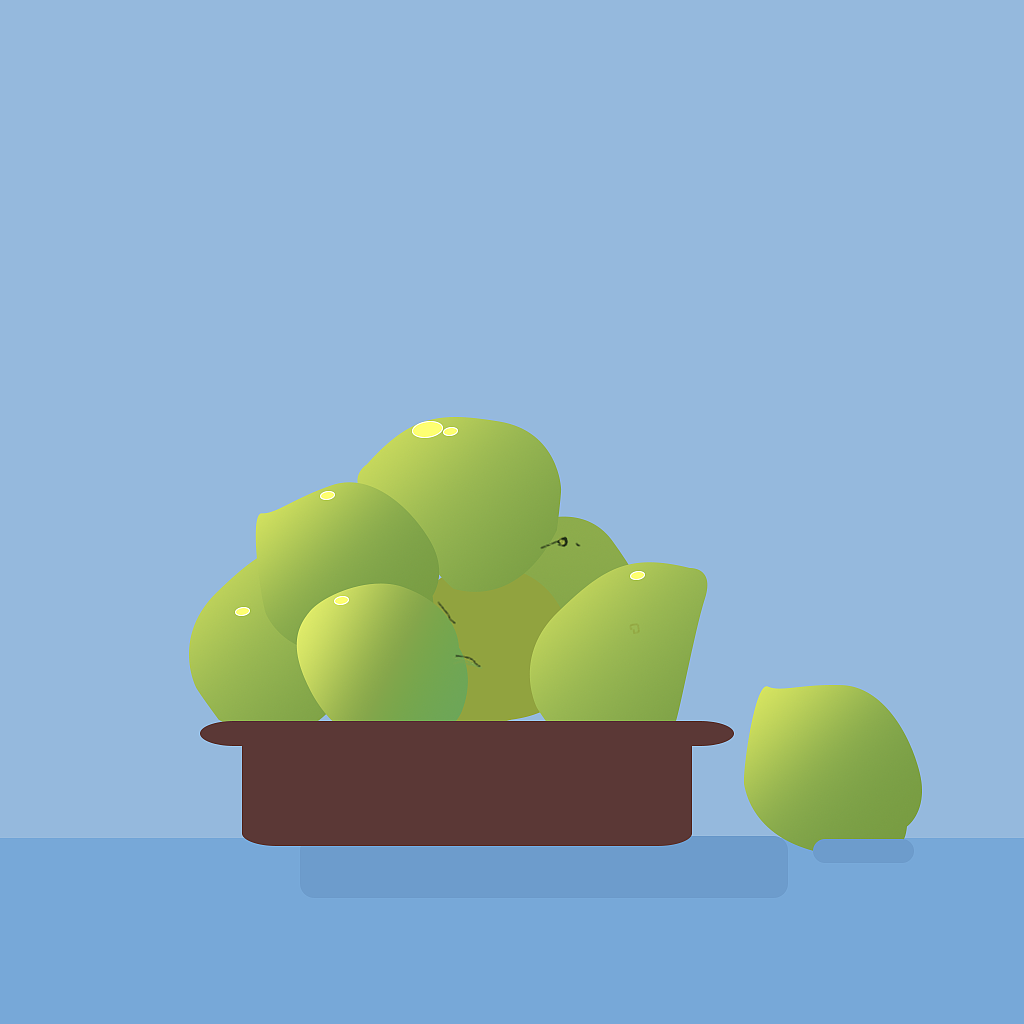 二十四节气美食插画 夏