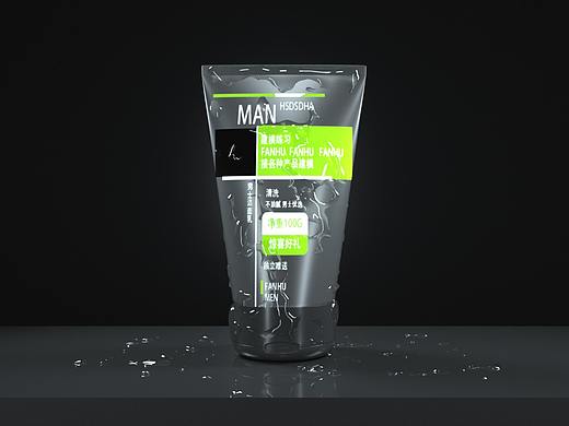 洗面奶 建模渲染