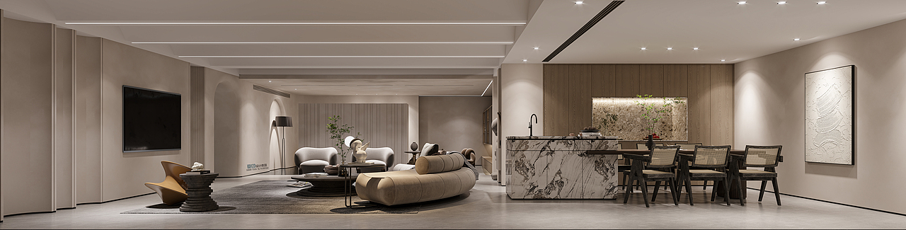 夏印设计表现//现代别墅