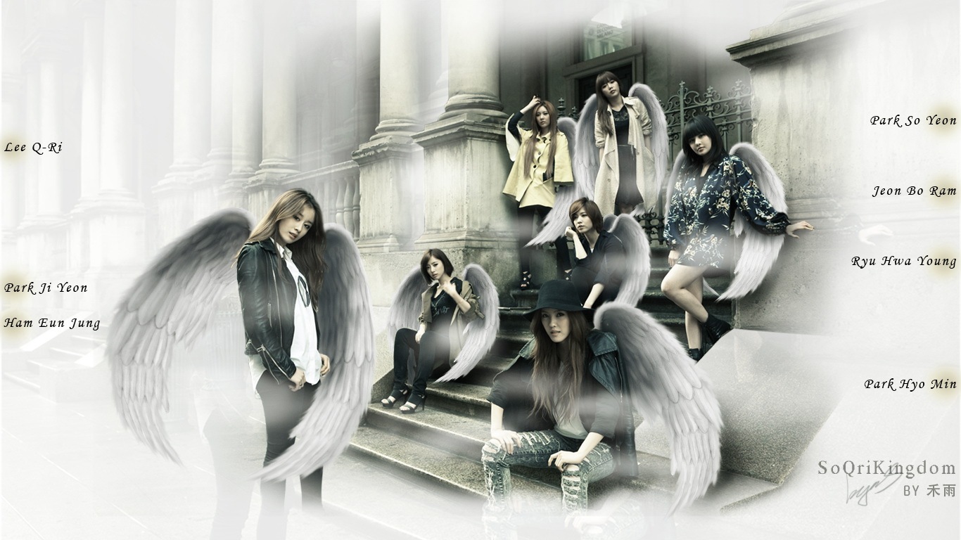 t-ara 七天使 白天与黑夜|平面|海报|纯棉内芯 - 原创作品 - 站酷