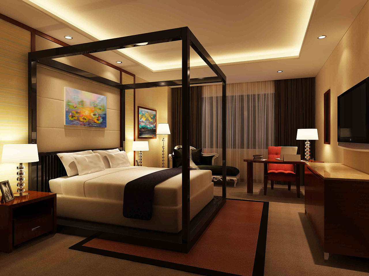 酒店效果图案例整理（图ZMjM2MDA0Njg=） - 建筑/空间 - 站酷设计师Aries丶垚原创素材 - 站酷ZCOOL