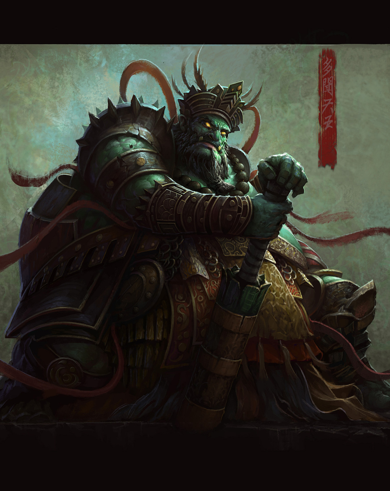 四大天王（图ZNjI4NjkxMTI=） - 概念设定 - 站酷设计师丨AZHI丨原创素材 - 站酷ZCOOL