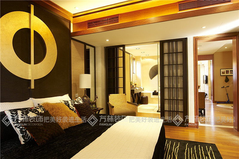 营口方林装饰简欧电视背景墙效果图