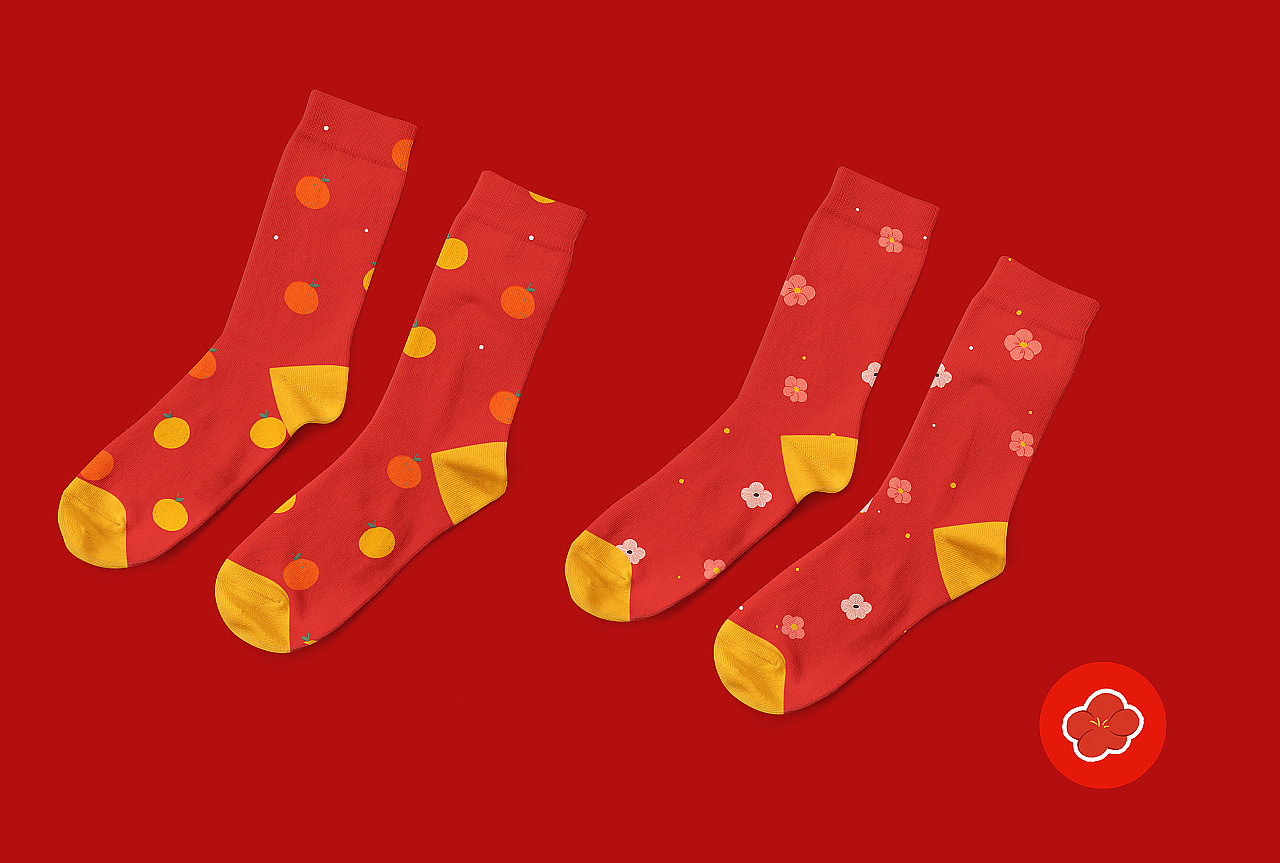 《送你一朵小红花》新年对联红包礼盒-牛花花系列