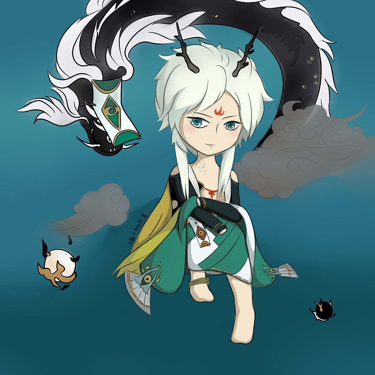 阴阳师同人q版合集|动漫|单幅漫画|fang月亮 - 原创作品 - 站酷