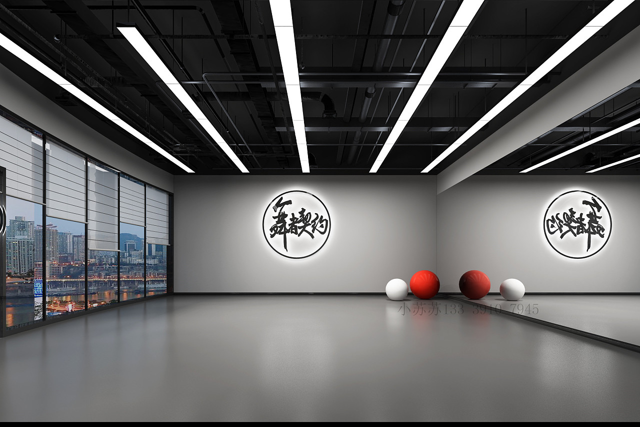现代舞蹈室 - 效果图交流区-建E室内设计网