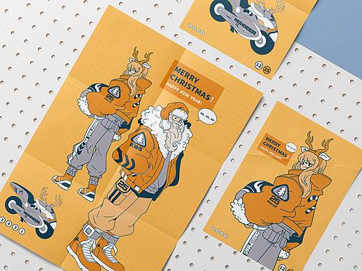 圣诞老人和小女孩