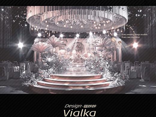 婚礼效果图·粉