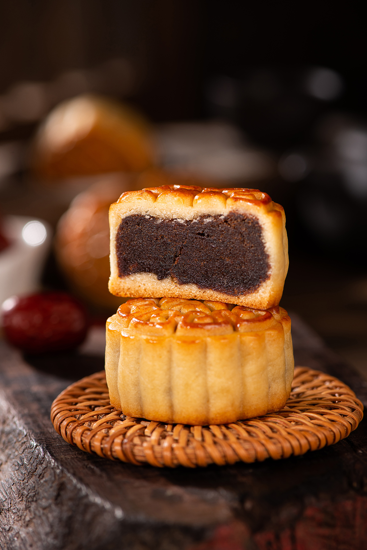 电商摄影:利男居枣蓉月饼