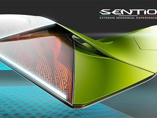CMF颜色材质搭配 Lamborghini SENTIO 兰博基尼