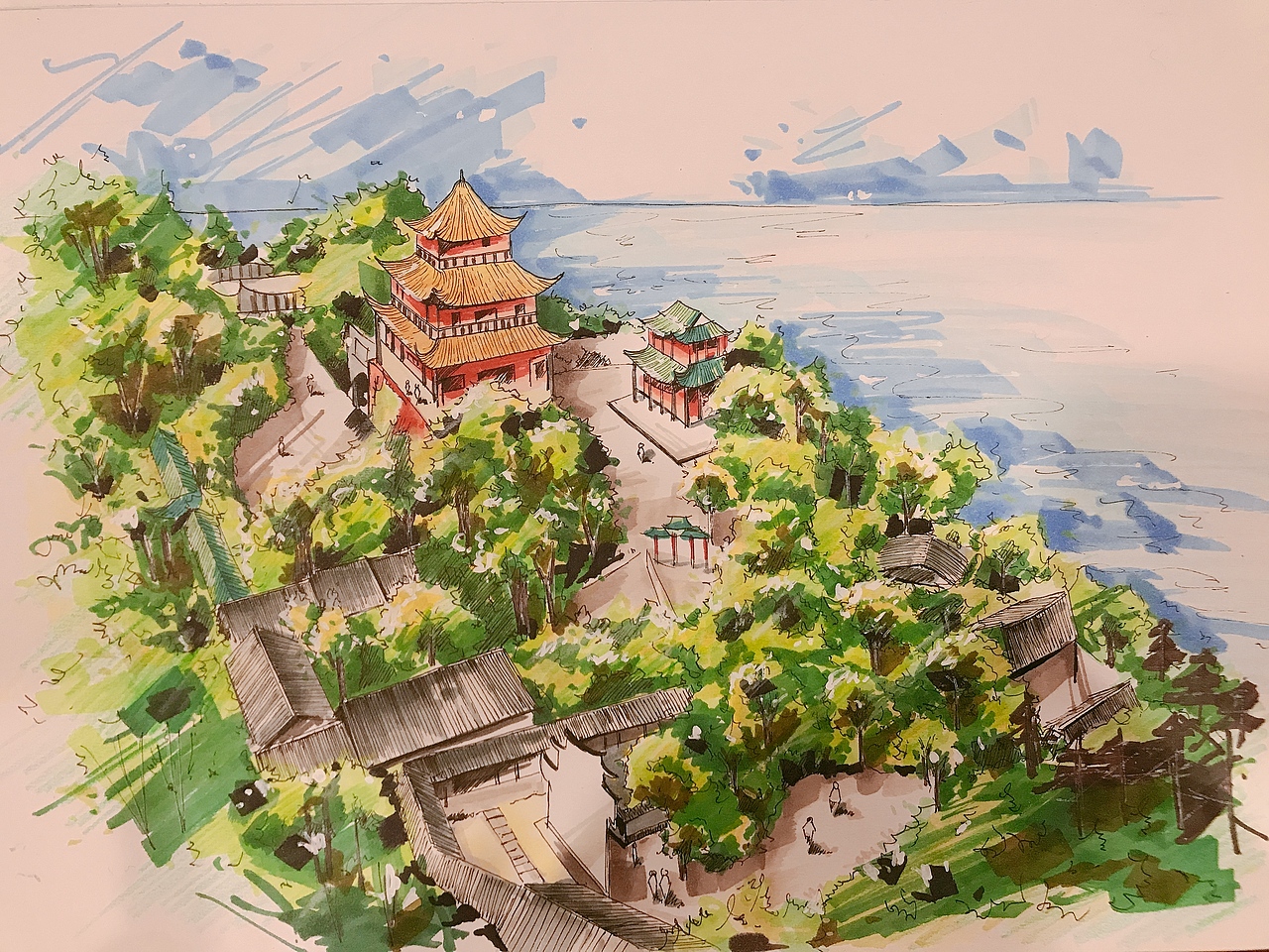 手绘（图ZMTM3MTgyNzEy） - 绘画 - 站酷设计师XuBaiYun原创素材 - 站酷ZCOOL