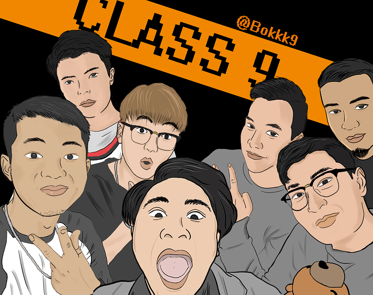 我homie（图ZOTMzNzkzMjA=） - 新锐潮流插画 - 站酷设计师bok999原创素材 - 站酷ZCOOL