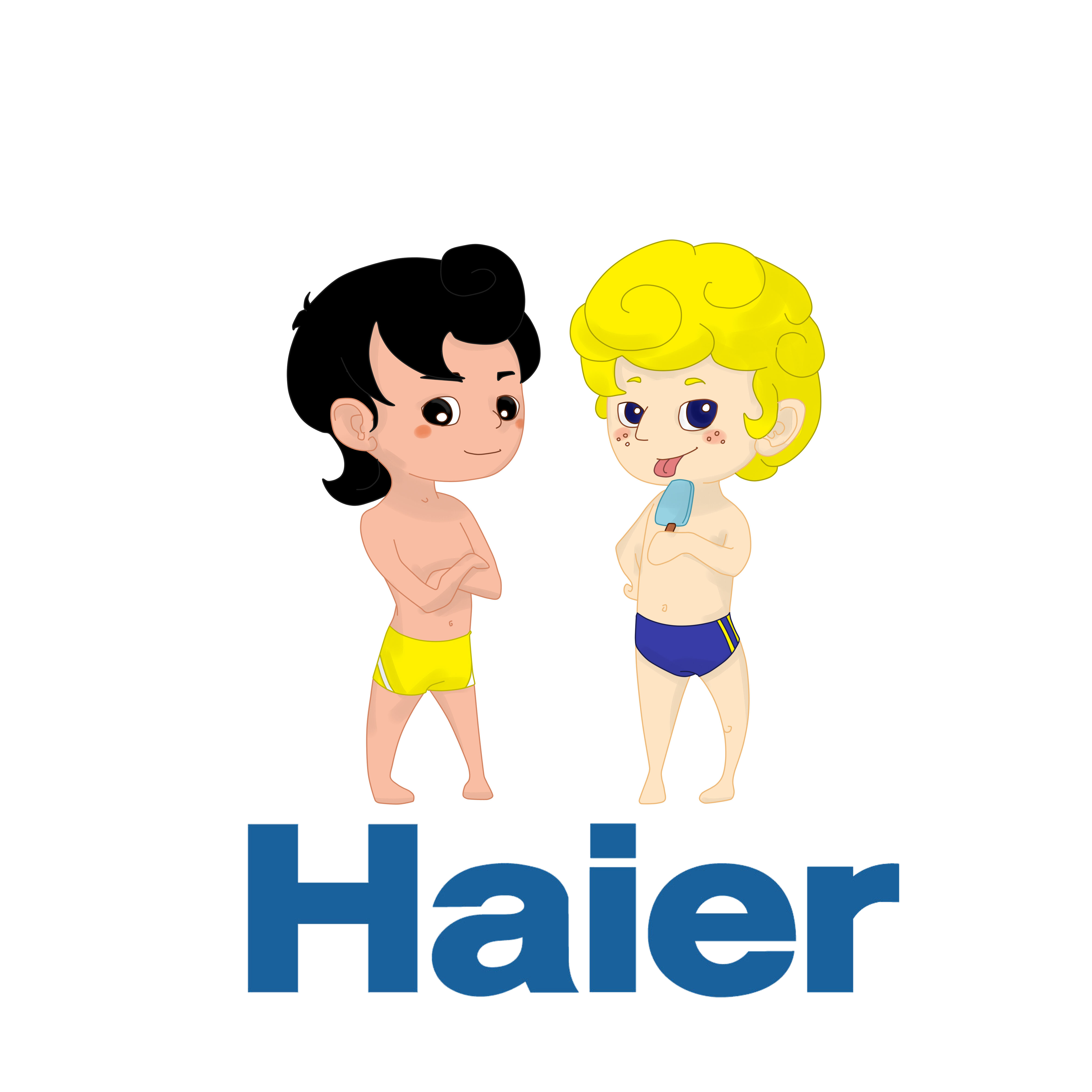 海尔兄弟logo的意义图片