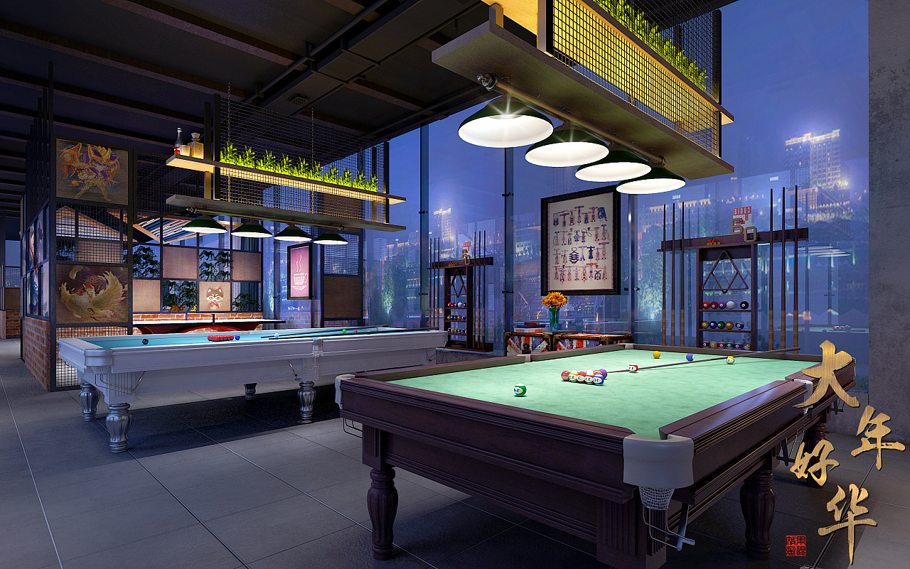 在住宅的楼顶娱乐场所|空间|室内设计|玩啥都叫大好年华 - 原创作品 -