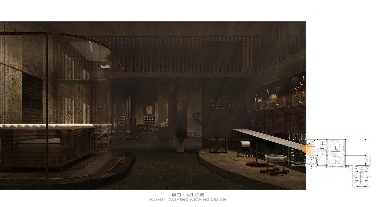 南通张謇故里小镇文旅景区主题馆大生织造