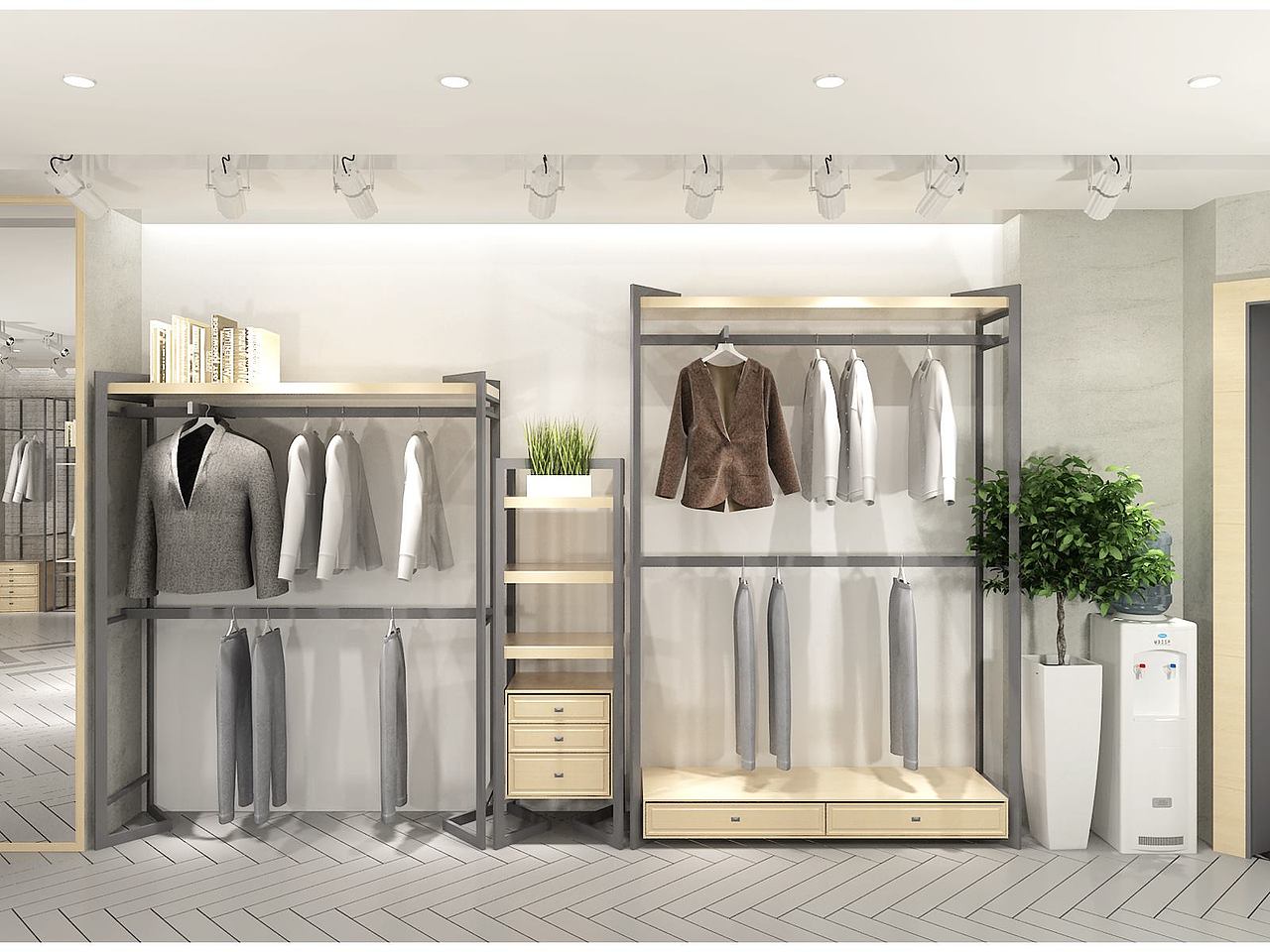 广州服装专卖店装修设计（图ZNjQ4MDE5NzY=） - 展陈设计 - 站酷设计师he1985原创素材 - 站酷ZCOOL