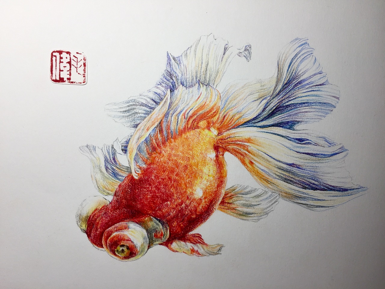 金鱼|纯艺术|绘画|Billy_Wong - 原创作品 - 站酷 (ZCOOL)