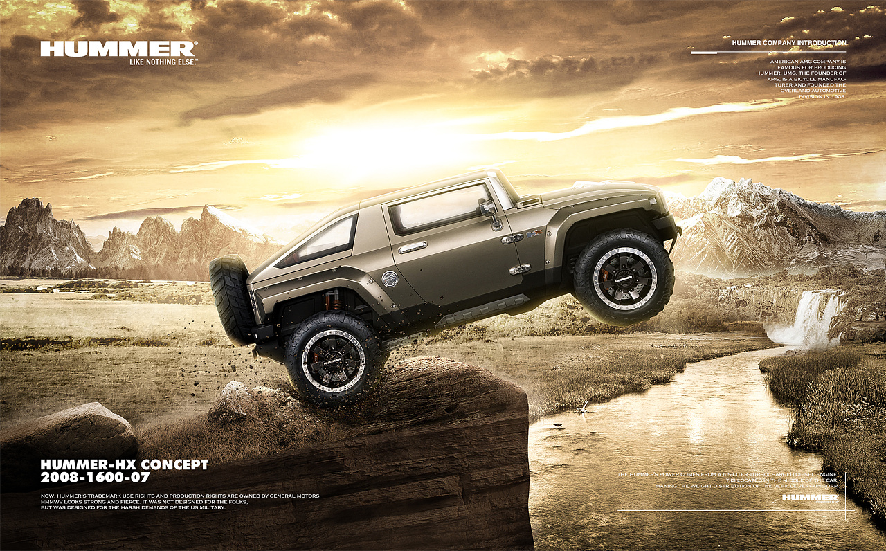 悍马汽车|平面|海报|合肥立方乙设计 - 原创作品 - 站酷 (zcool)