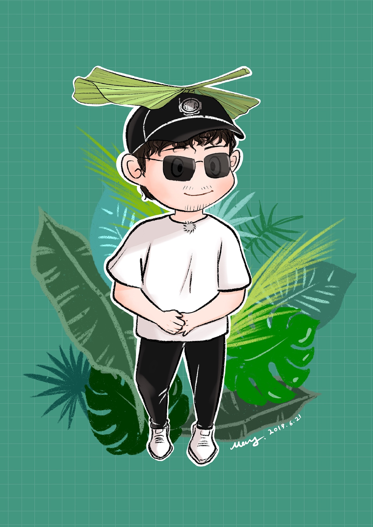 个人练习——q版 青春环游记白宇