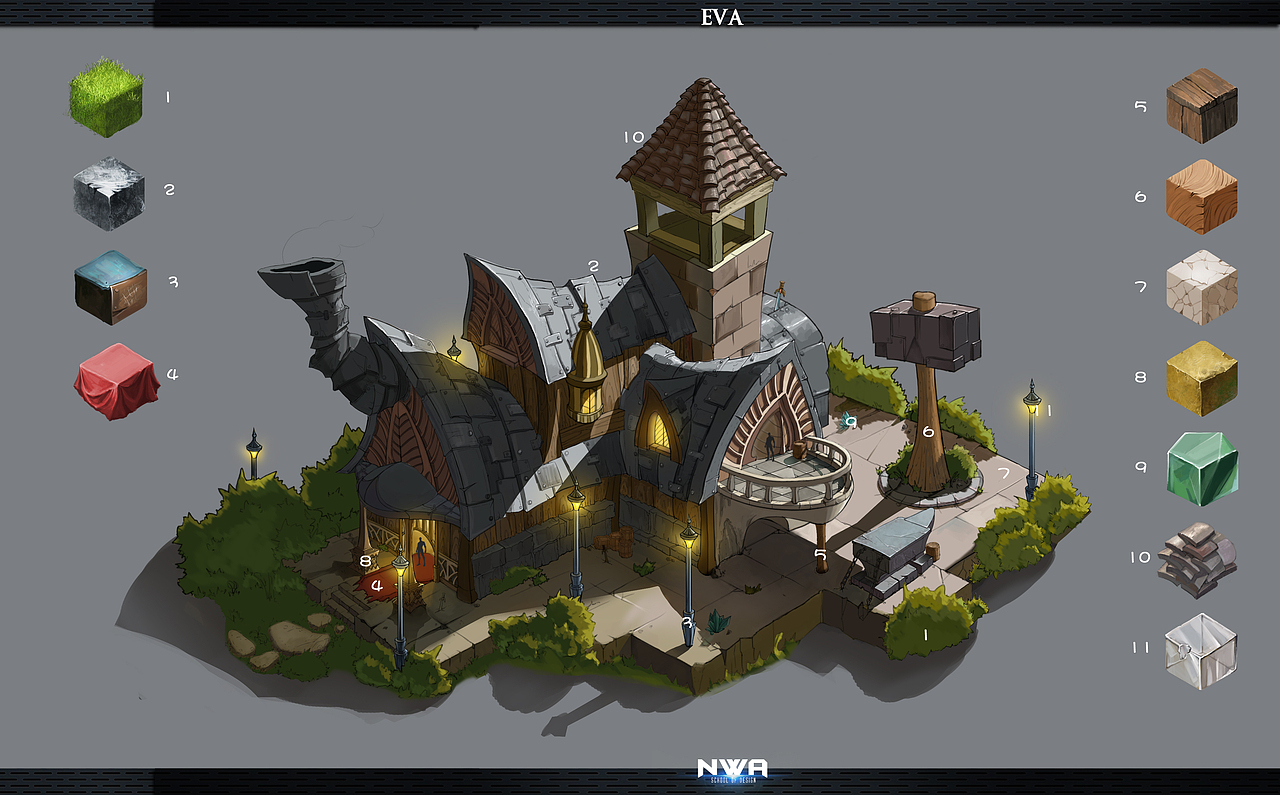 NWA第六期游戏场景班学员作品