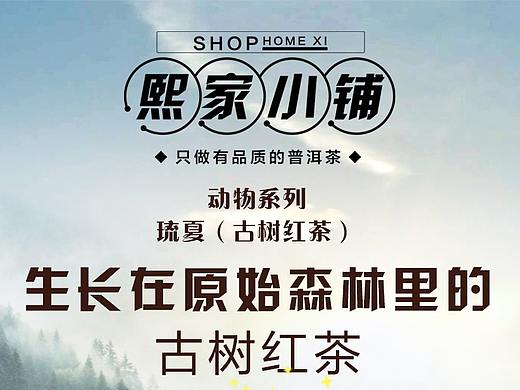 古树红茶产品包装+拍摄+排版
