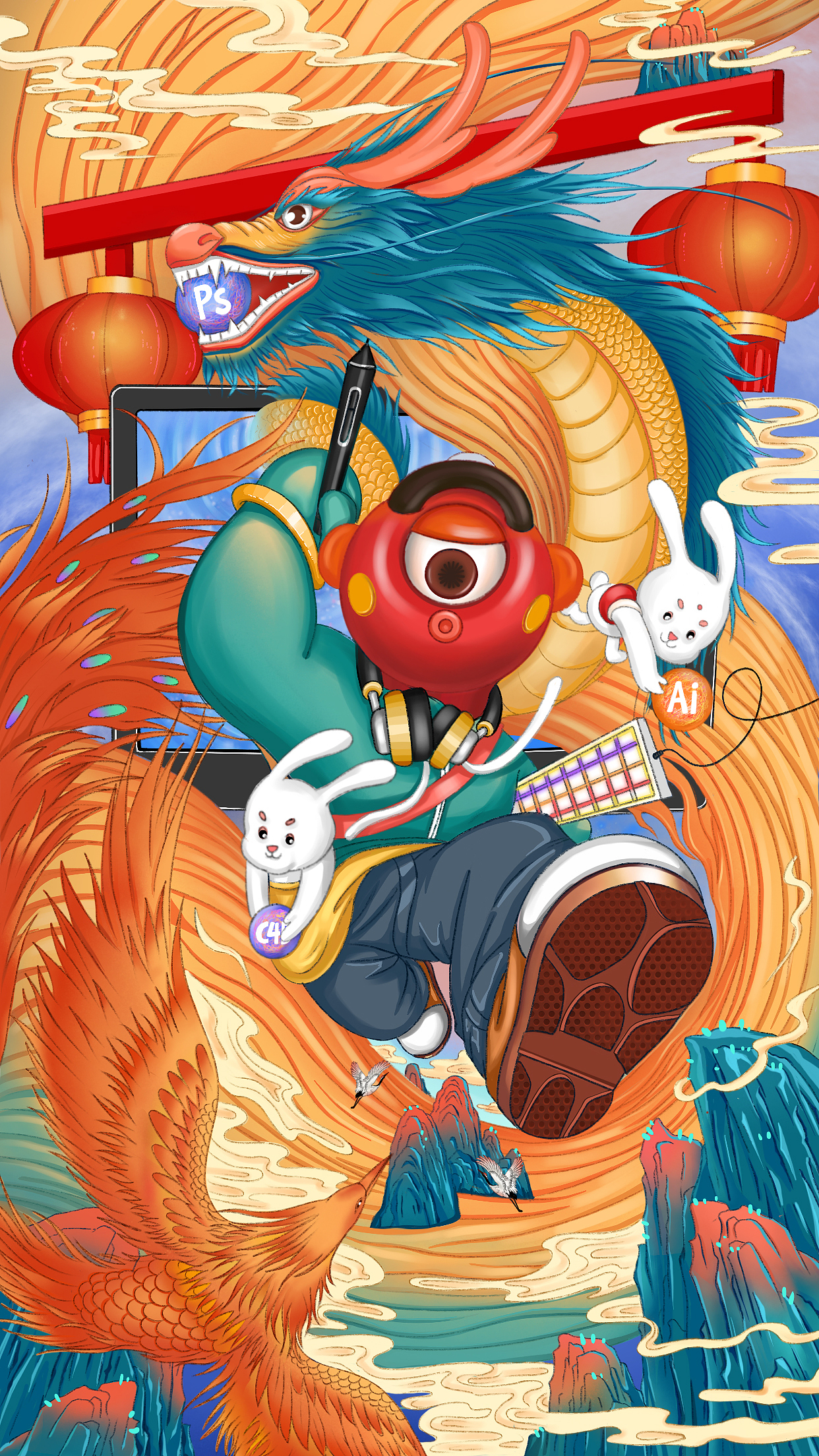 时序岁新（图ZMzI4NzQ2MTA4） - 商业插画 - 站酷设计师晓学生dreamer原创素材 - 站酷ZCOOL