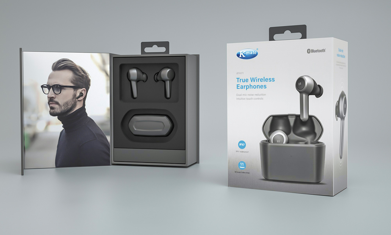 真无线蓝牙耳机包装