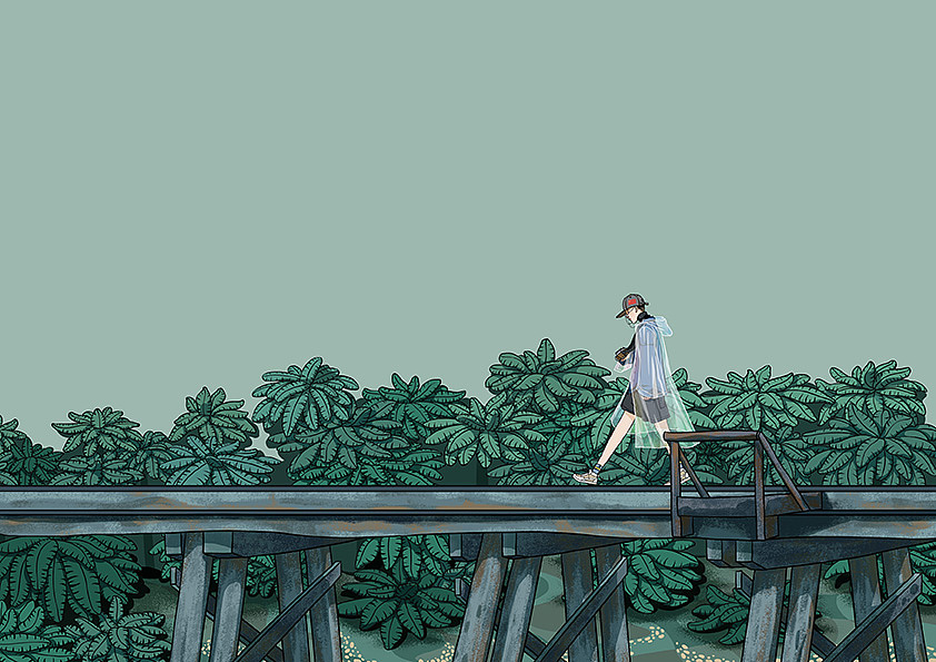 旅行（图ZMjIyMjk3NDU2） - 商业插画 - 站酷设计师理小渔原创素材 - 站酷ZCOOL