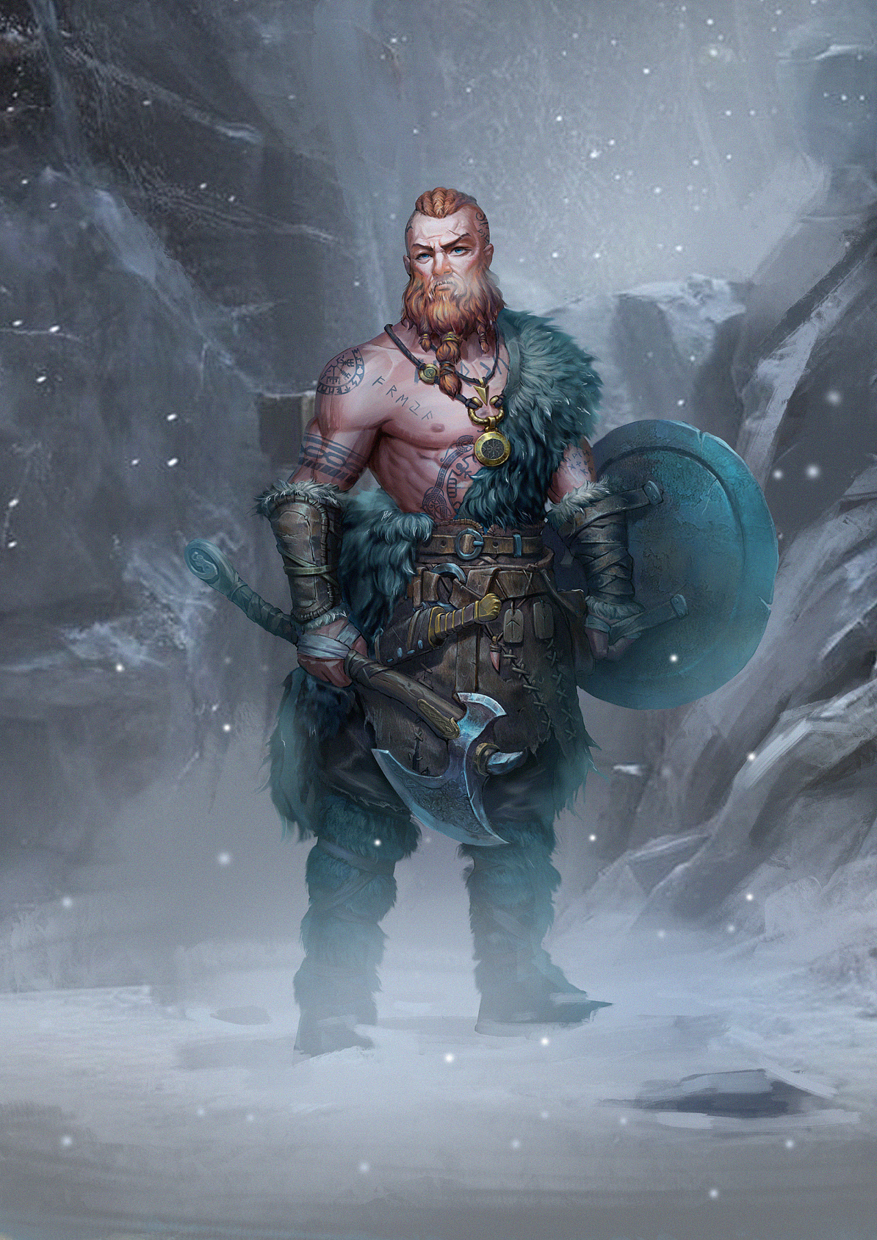 北欧战士设定战神奥德赛那味的