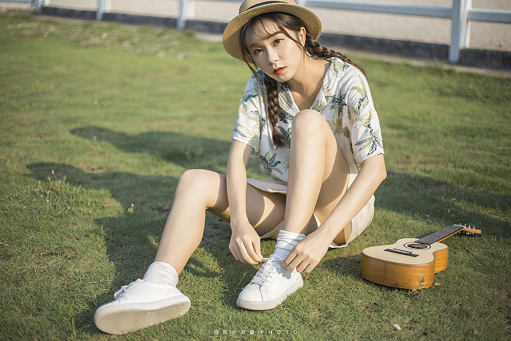 夏天的弦声（图ZOTIxNDQxNDQ=） - 人像摄影 - 站酷设计师飞火流星MIN原创素材 - 站酷ZCOOL