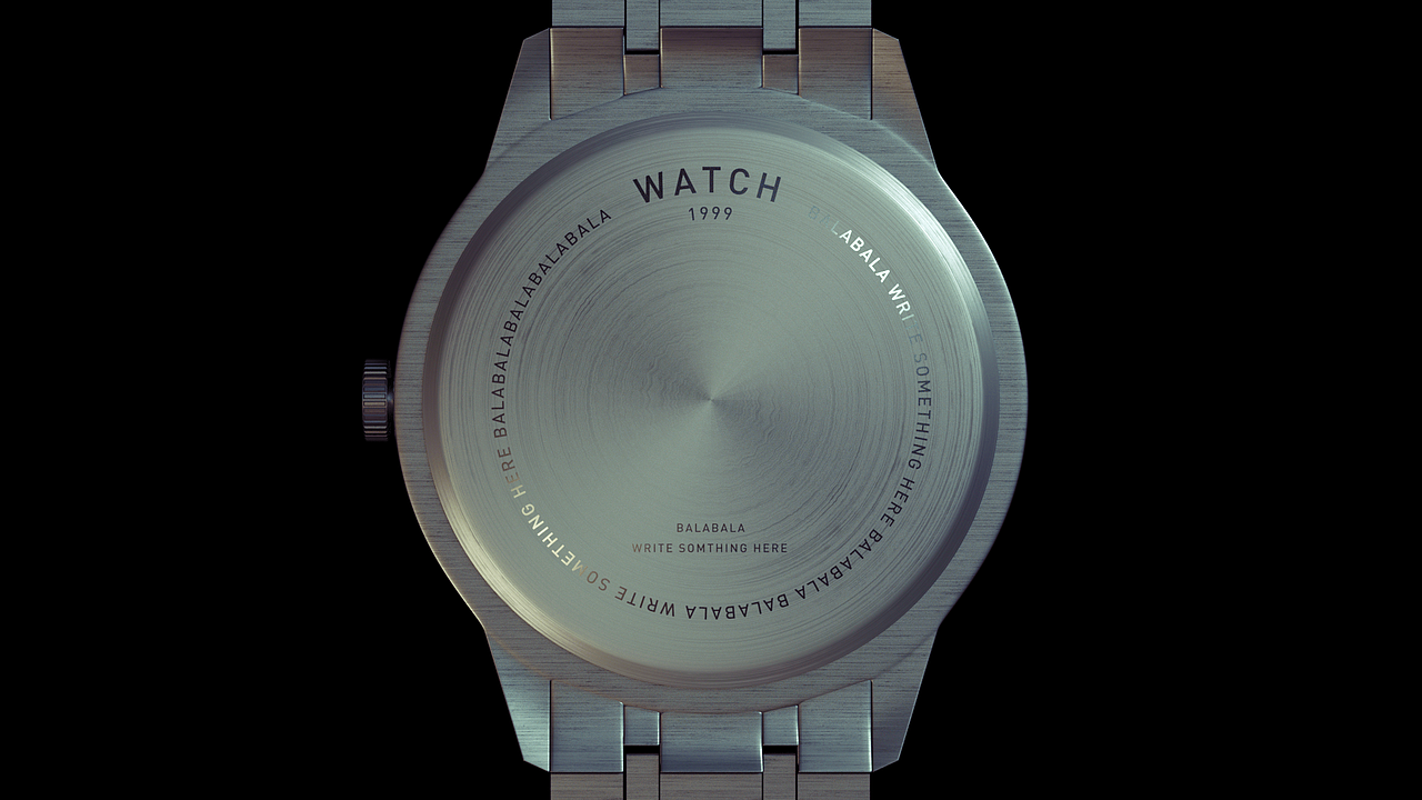 【C4D】手表广告