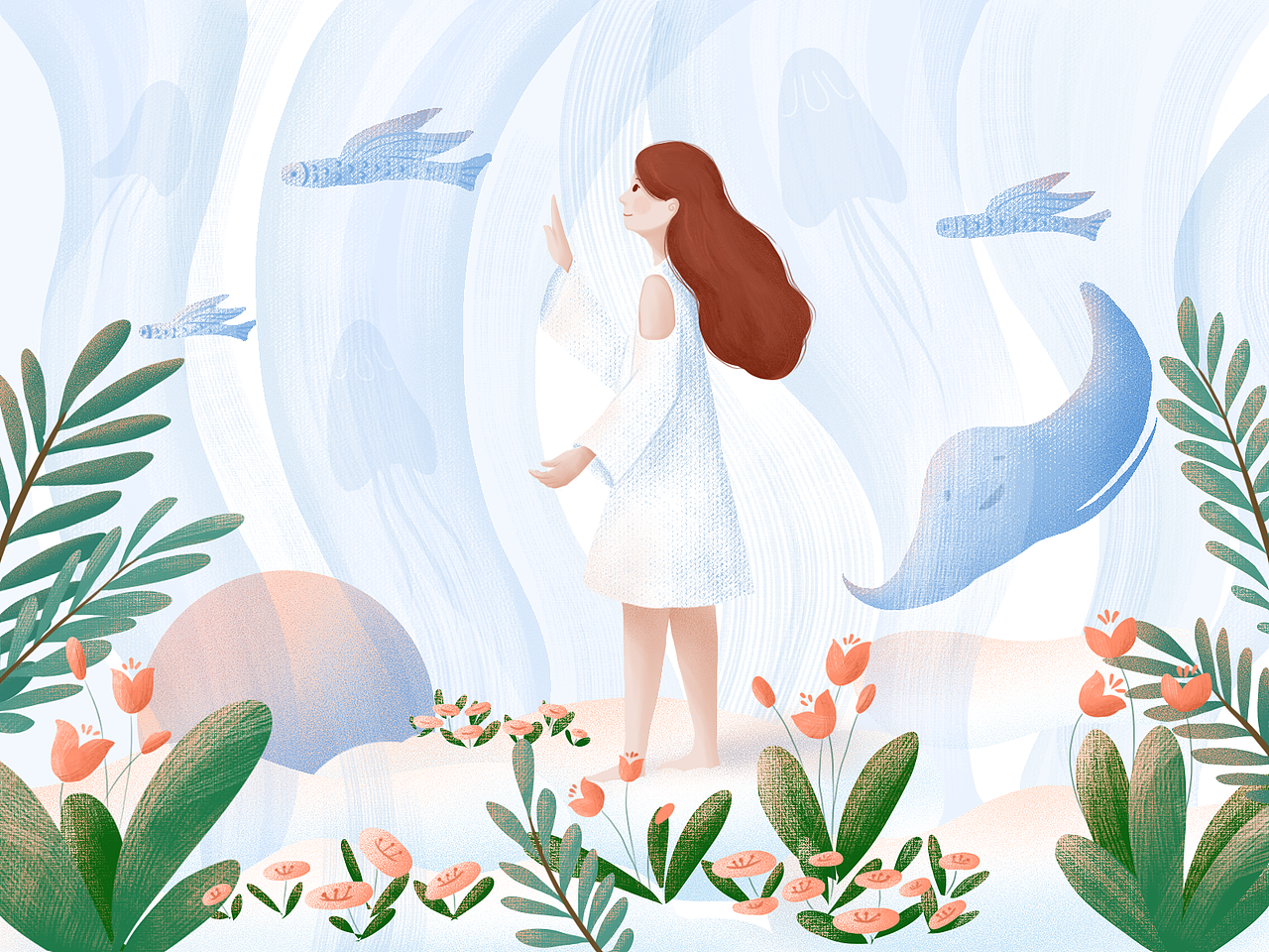 「美学新想象」华为全球主题设计大赛#-"真实"世界|插画|艺术插画