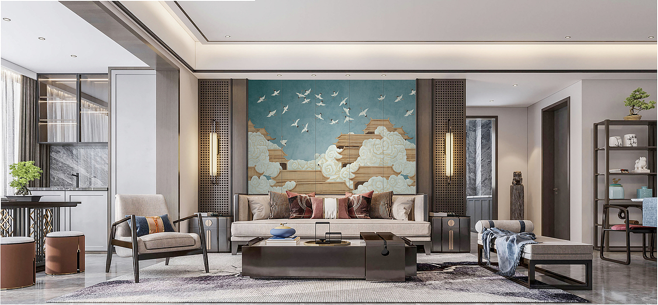 艾嘉利丝印壁画